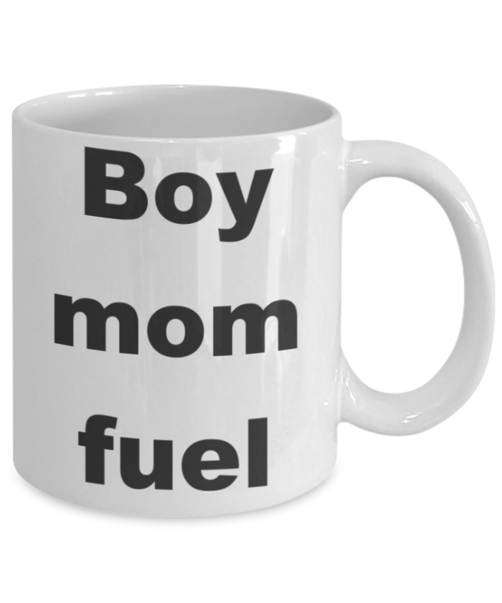 Boy Mom Fuel - White Porcelain Coffee 11 oz
