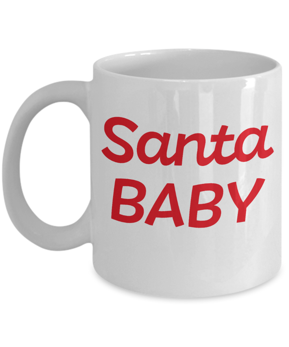Knightmare before christmas mug - Santa Baby - Funny Christmas Gift Mugs, Christmas Gifts for family Ceramic Cup White, Funny Mugs Gift Ideas 11 Oz