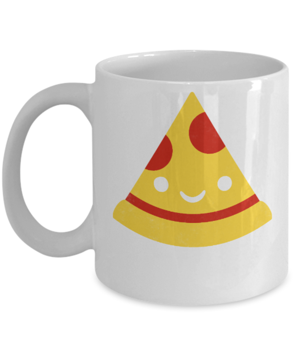 Pizza Lovers Mugs , Pizza not opinion - White Coffee Mug Porcelain Tea Cup 11 oz - Great Gift
