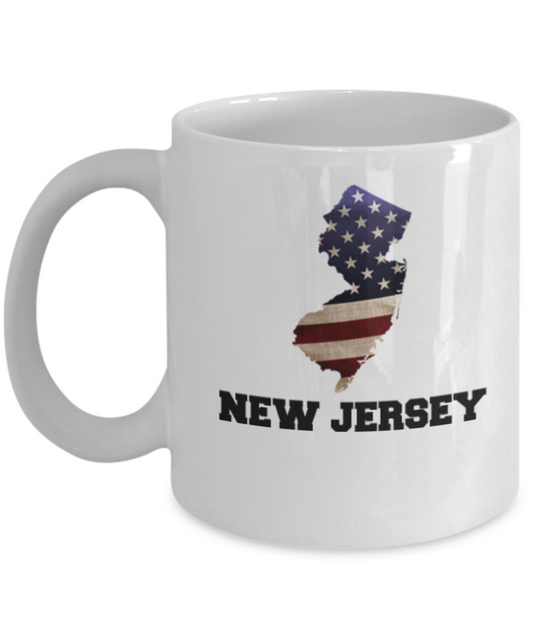I Love New Jersey Coffee Mugs Coffee mug sets - 11 Oz State Love Gift Idea Tea Cup Funny