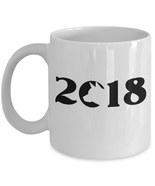 Happy Chinese New Year 2018 - Year of the Dog - 11 oz White Coffee Mug