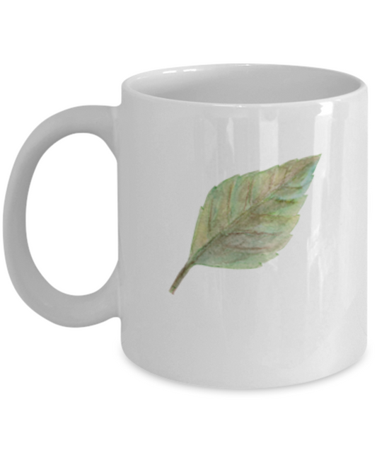 Flowers and Leaves 26 coffee mugs - Funny Christmas Gifts White coffee mugs 11 oz