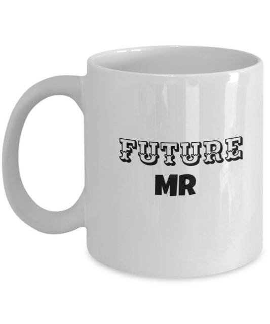 Future Mr Coffee Mug  - White Porcelain Coffee Cup,Premium 11 oz White coffee cup