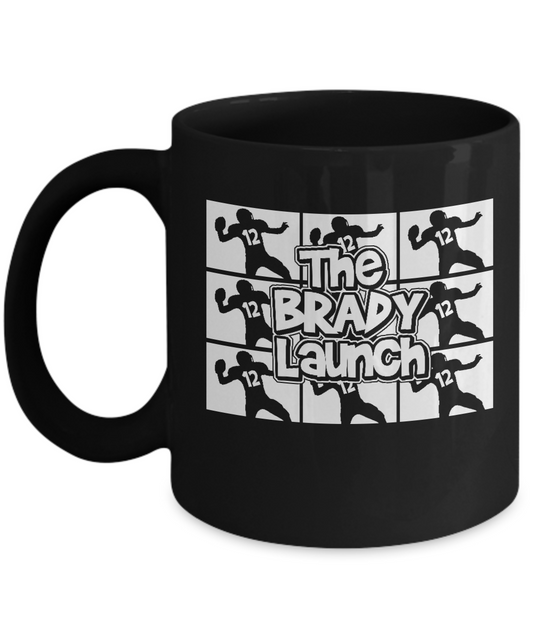 The Brady Lunch - Black coffee tea mugs - 11 OZ Black coffee mugs and tea cups Gift Ideas