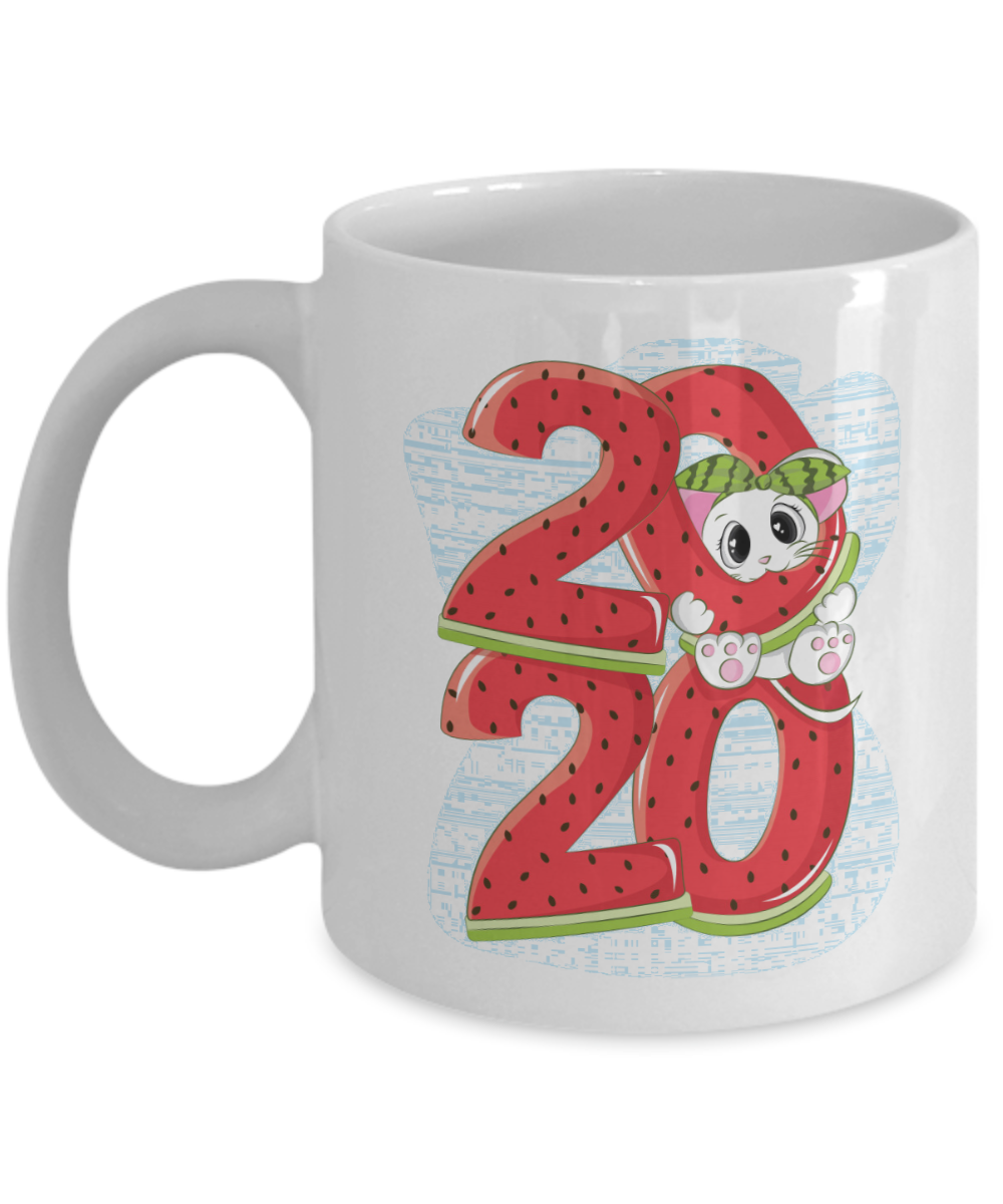 Year of the Rat 2020 - White coffee mug 11 Oz, Holiday coffee mug, 2020 coffee mug, Chinese new year gift