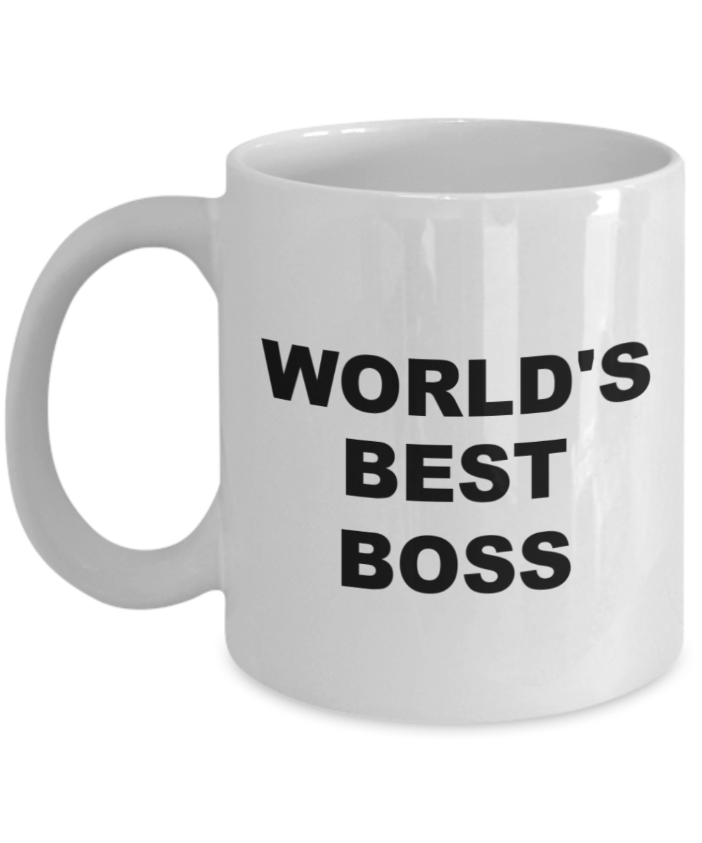 The Office "World's Best Boss" Custom Coffee Mug-White Coffee Mug 11 oz Inspired from the TV The Office Michael Scott