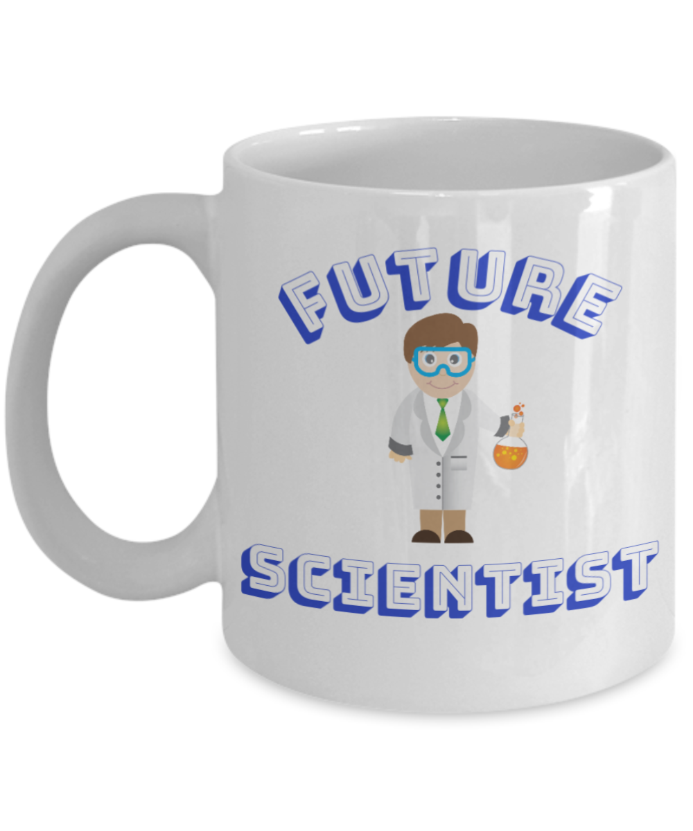 Future Scientist Coffee Mug- White Porcelain Coffee Cup,Premium 11 oz White coffee cup