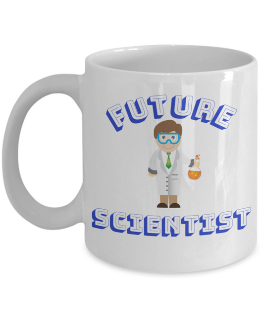 Future Scientist Coffee Mug- White Porcelain Coffee Cup,Premium 11 oz White coffee cup