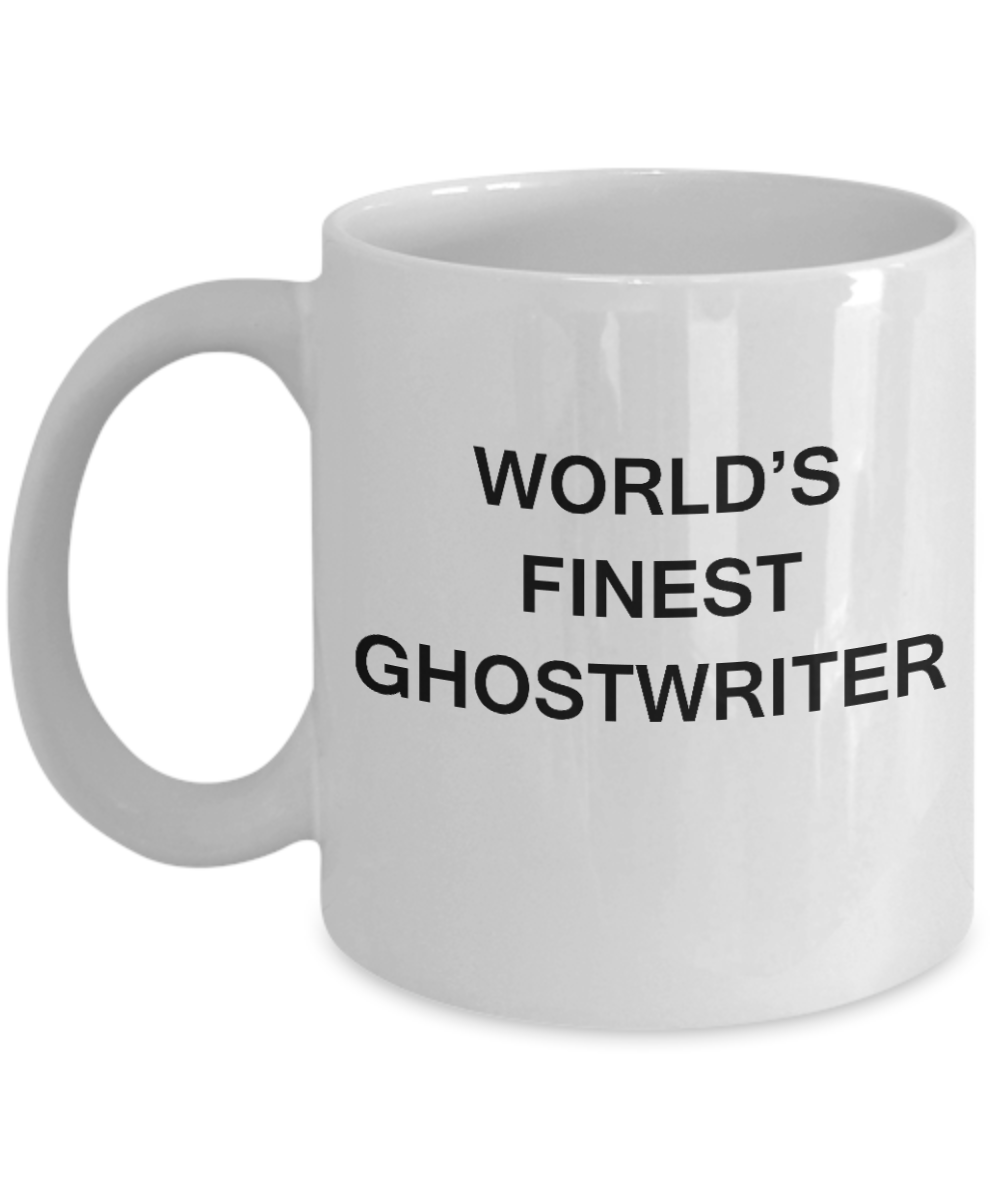World's Finest Ghostwriter - Gifts For Ghostwriter White coffee mugs 11 oz
