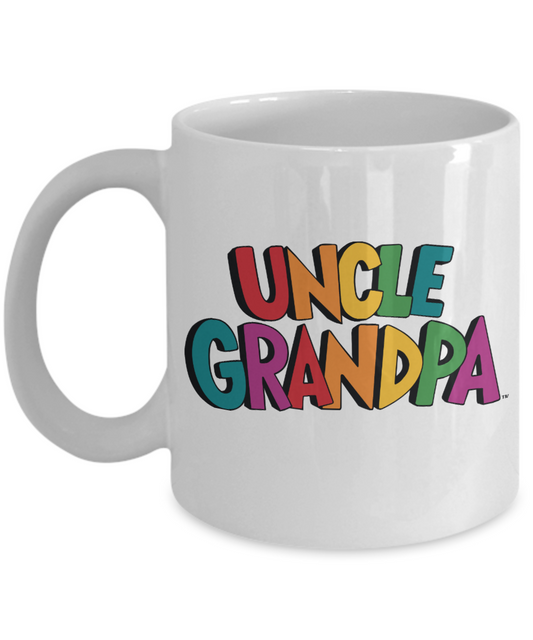 UNCLE GRANDPA Coffee Mug - White Porcelain Coffee Cup,Premium 11 oz White coffee cup