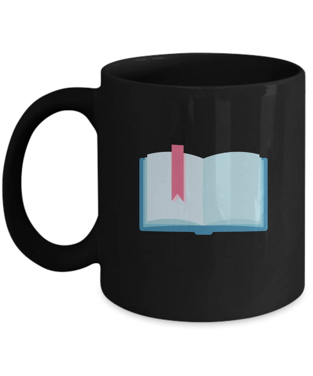 Beach books Black Mugs - Funny Christmas Gifts -Black Coffee Mug Birthday Gag Gifts 11 oz