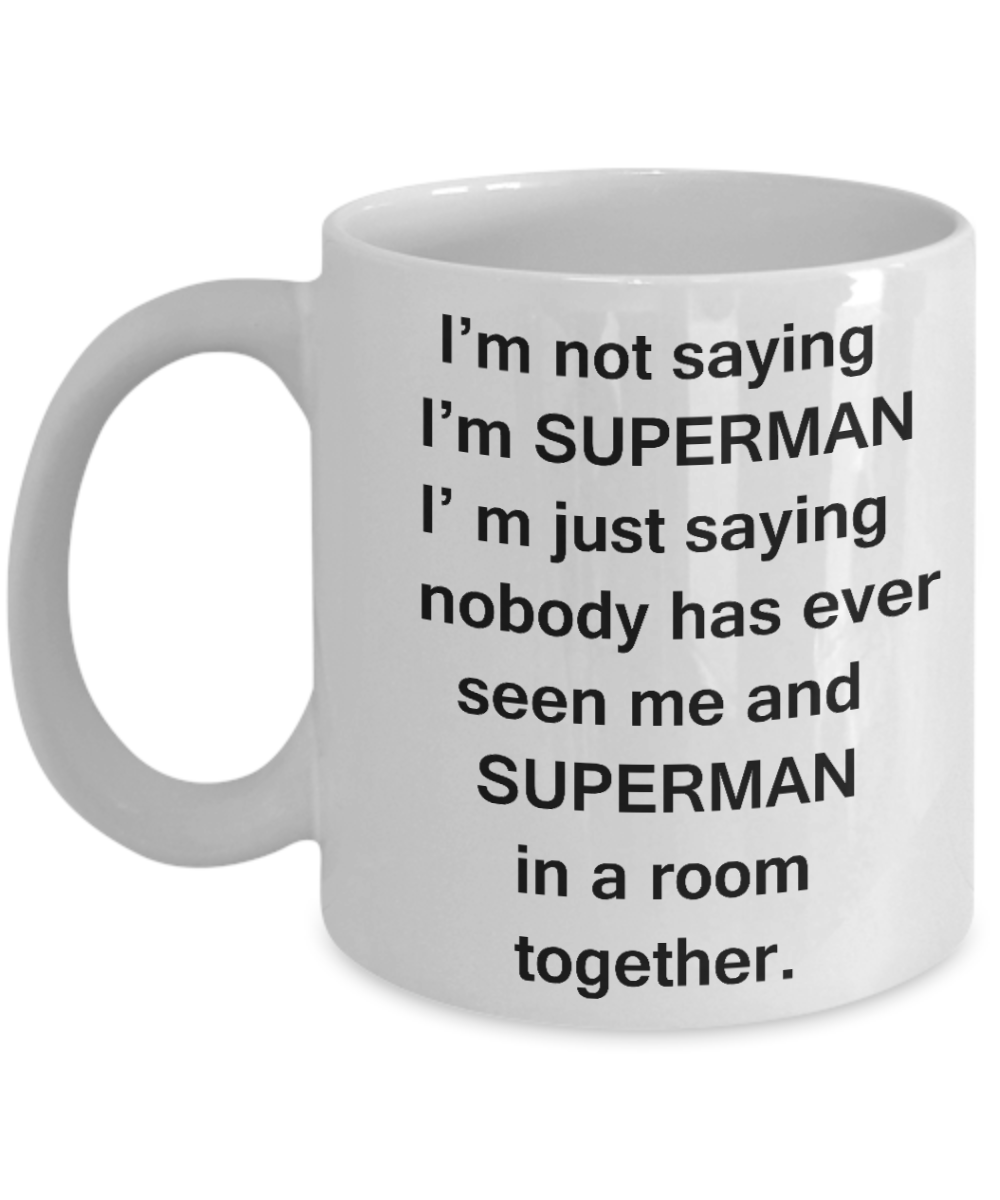 Superhero Coffee mug, Gift for Superhero Lovers, Birthday Gift Coffee Mug-White Ceramic Coffee Mug 11oz