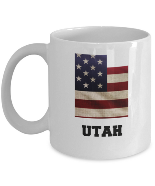I Love Utah Coffee Mugs Coffee mug sets - 11 Oz State Love Gift Idea Tea Cup Funny