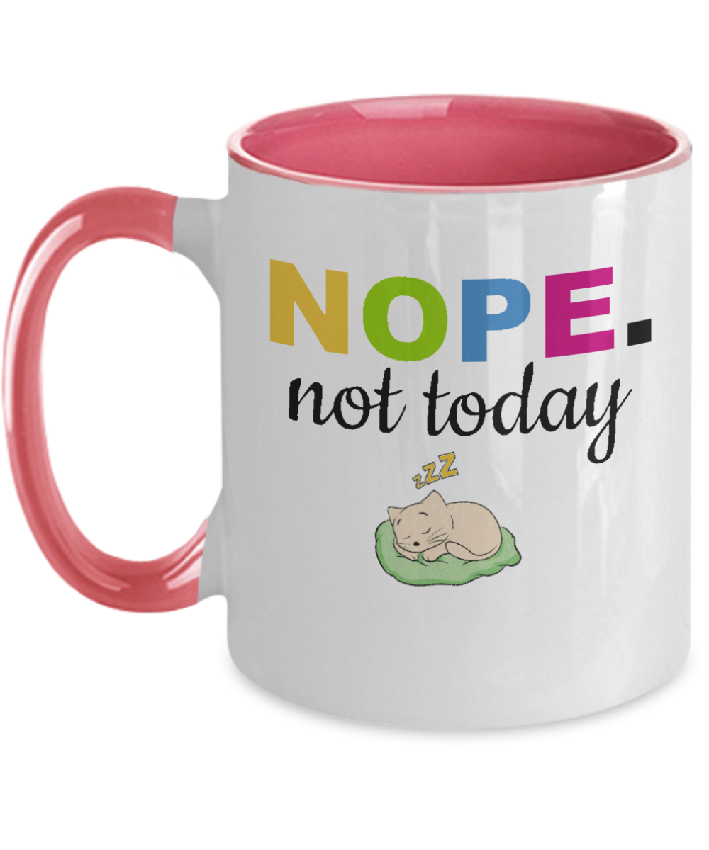 Funny Coffee Mugs | Nope Mug | Sarcastic Mug Gift Ideas | Nope Funny Mugs | Humor Mug Coffee Mug Gift | Funny Holiday Mug
