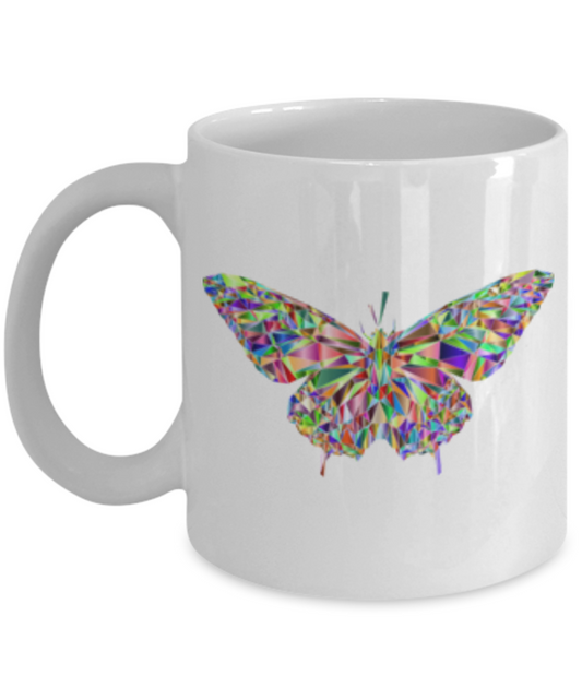 Funny Coffee Mug - Lovely Butterfly Lovers Mugs - Funny White coffee mugs 11 oz