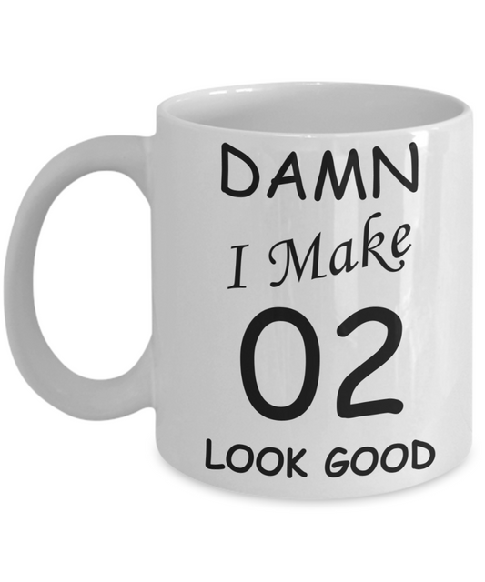 2nd birthday gifts for men/women - Damn I Make 2 Look Good, Born In 2018 Birthday Mugs - Funny White Porcelain Coffee 11 oz