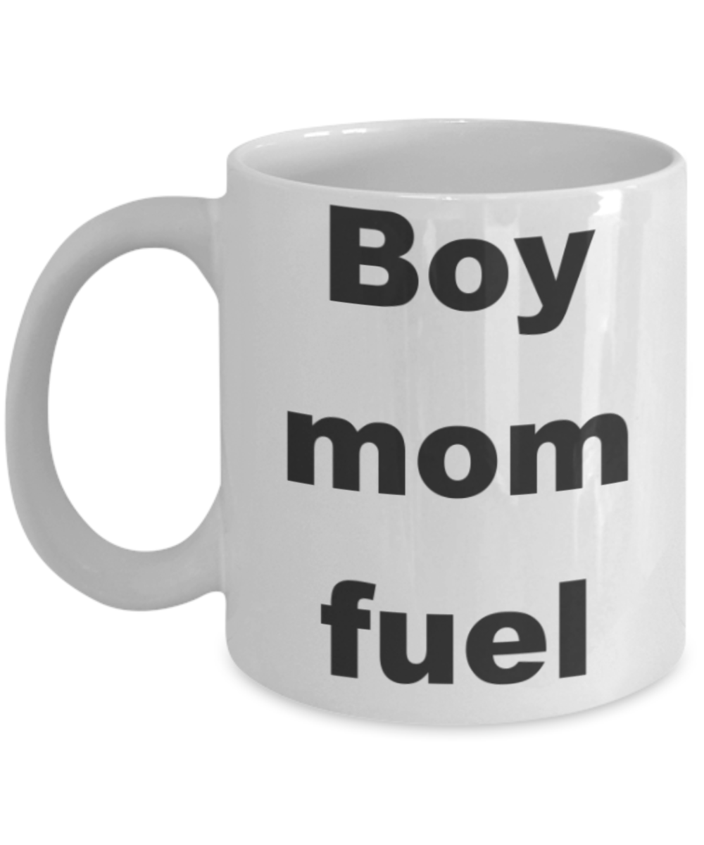 Boy Mom Fuel - White Porcelain Coffee 11 oz