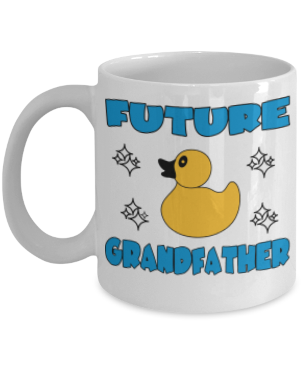 Future Grandfather Coffee Mug - White Porcelain Coffee Cup,Premium 11 oz White coffee cup