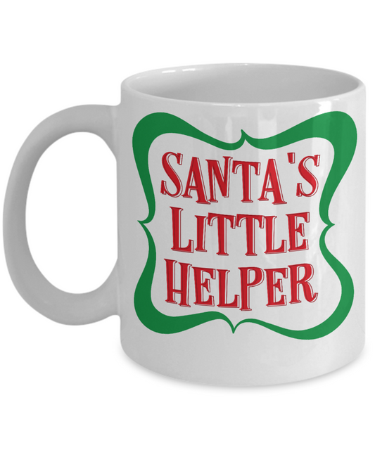 Knightmare before christmas mug - Santa's Little Helper - Funny Christmas Gift Mugs, Christmas Gifts for family Ceramic Cup White, Funny Mugs Gift Ideas 11 Oz