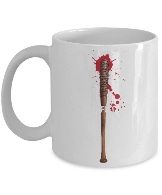 Plants vs zombies gift box mugs , Learn Right off the Bat - White Coffee Mug Porcelain Tea Cup 11 oz - Great Gift