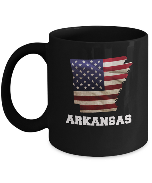 I Love Arkansas Coffee Mugs Coffee mug sets - Black coffee mugs 11 oz