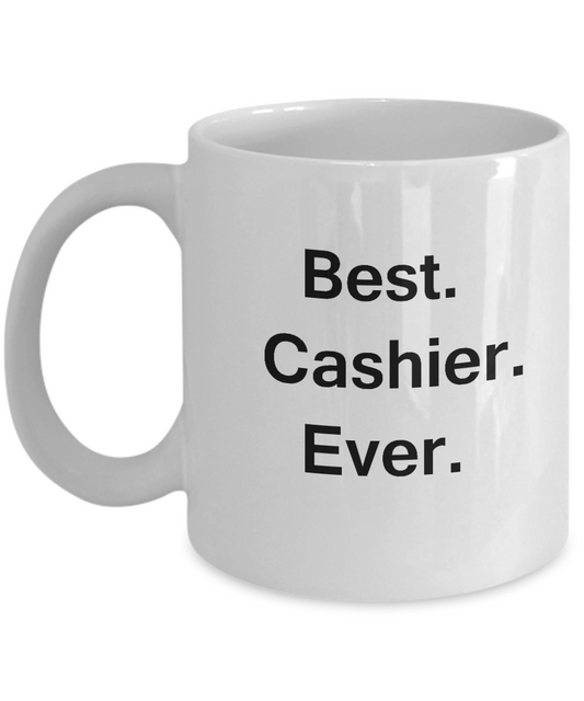 Best Cashier White Mugs - Funny Valentine Coffee Mugs - Funny White coffee mugs 11 oz