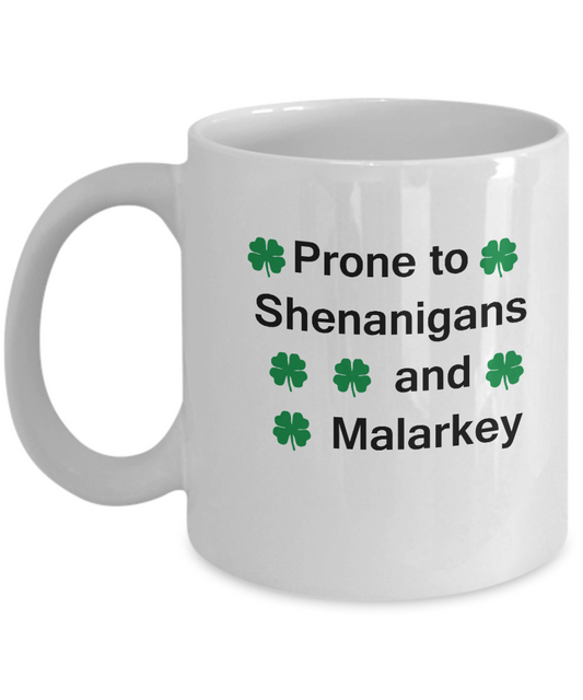 St Patrick's day mug - Panoware Men's ST Patricks Day Mug | White coffee mugs 11 oz