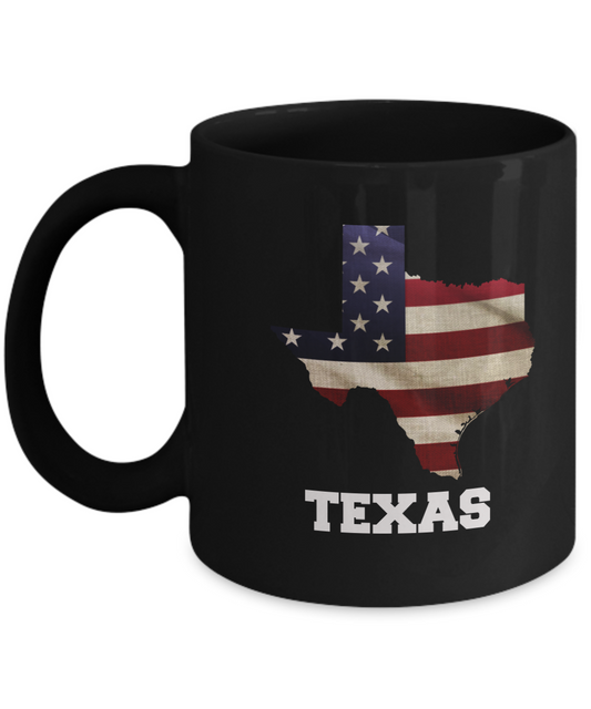 I Love Texas Coffee Mugs Coffee mug sets - Black coffee mugs 11 oz