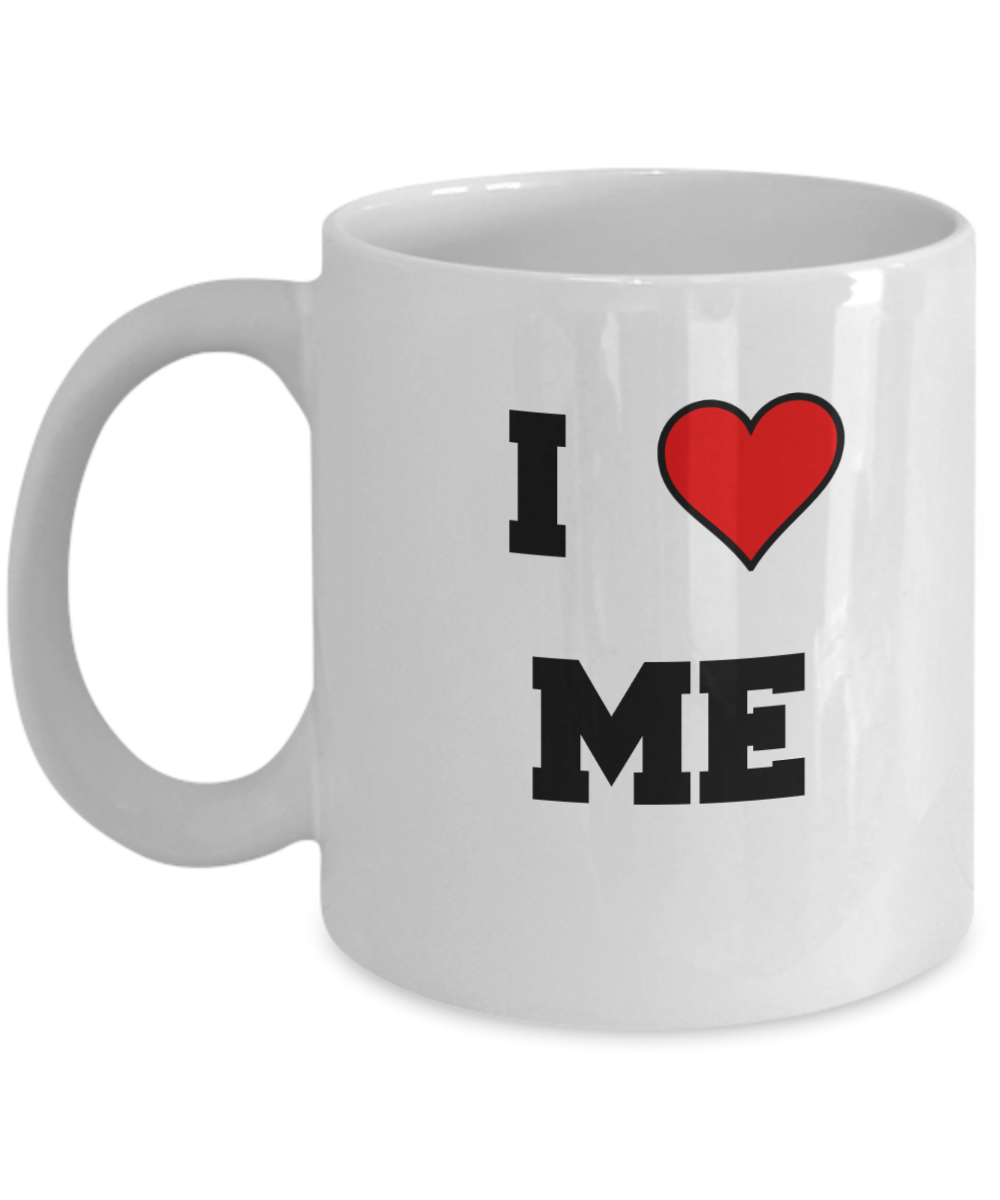 Maine Mug, I Love Maine ME Abbreviation USA States Ceramic Coffee Mug Tea Cup Gifts Mugs 11 oz   Funny Mugs