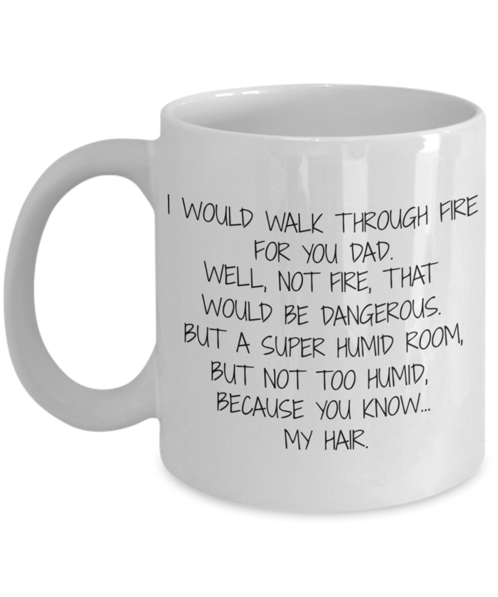 Coffee Mug for Dad, Coffee Mug From Daughter, Mug For Papa, Dad, Father, Fathers Day Mug- White Porcelain Coffee Mug 11 Oz Funny Quotes Coffee Mug