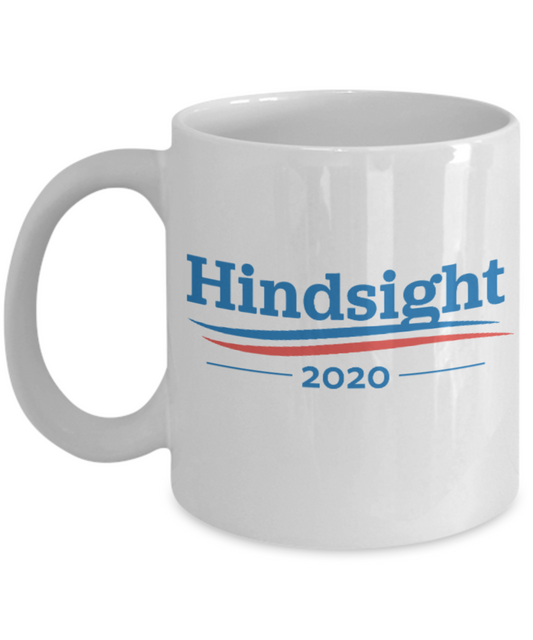 America USA Politics Lovers Mugs, Handsight 2020 - White Coffee Mug Porcelain Tea Cup 11 oz - Great Gift