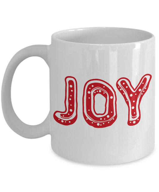 Knightmare before christmas mug - Joy - Funny Christmas Gift Mugs, Christmas Gifts for family Ceramic Cup White, Funny Mugs Gift Ideas 11 Oz