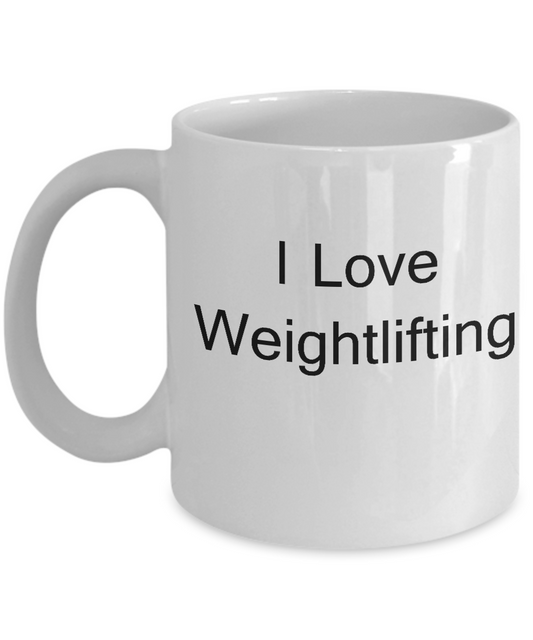 Weightlifting lovers Gifts, Gifts for Men and Fitness Lovers - White coffee mugs 11 oz
