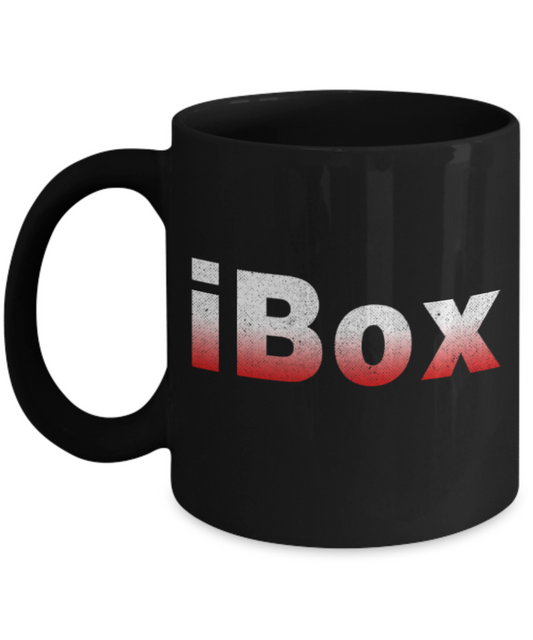 Ibox lovers mugs, Ibox - Funny Black Porcelain Coffee 11 oz