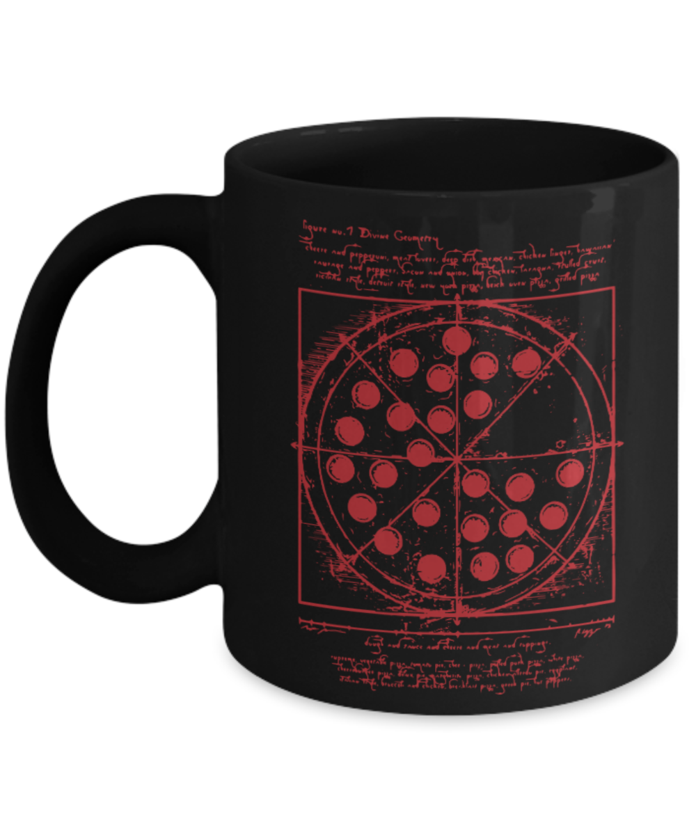 Pop culture lovers mugs , Parker Pizza Shirt - Black Coffee Mug Porcelain Tea Cup 11 oz - Great Gift