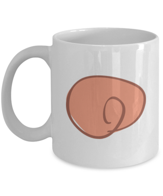 Rose Smooth 2 Coffee Mugs - Funny Coffee Mugs - White coffee mugs 11 oz