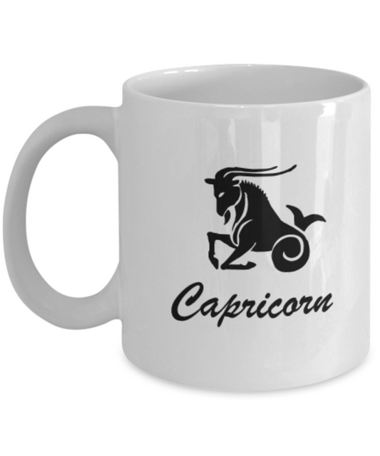 Capricorn - Capricorn Coffee Mug - Capricorn Zodiac Mug - Zodiac -White coffee mugs 11 oz