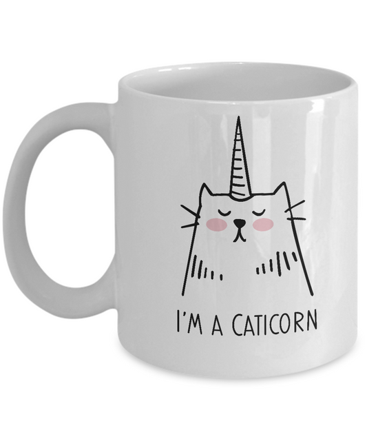 I'm a Caticorn Coffee Mug Funny Cup Unicorn Cat 11 OZ