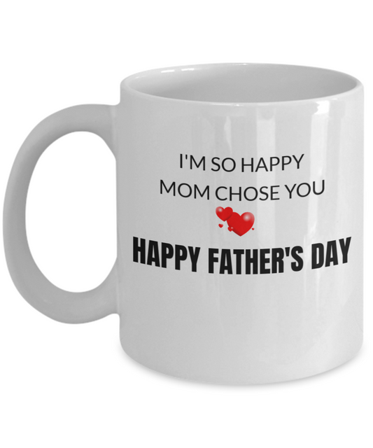 Dad Coffee Mug, Worlds Best Dad, Father, Daddy Mug,  Dad Gift , Funny White  Coffee Mug 11 oz