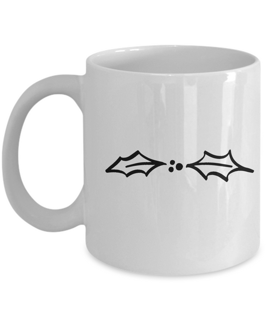 Christmas Clipart 58 coffee mugs - Funny Christmas Gifts - White coffee mugs 11 oz