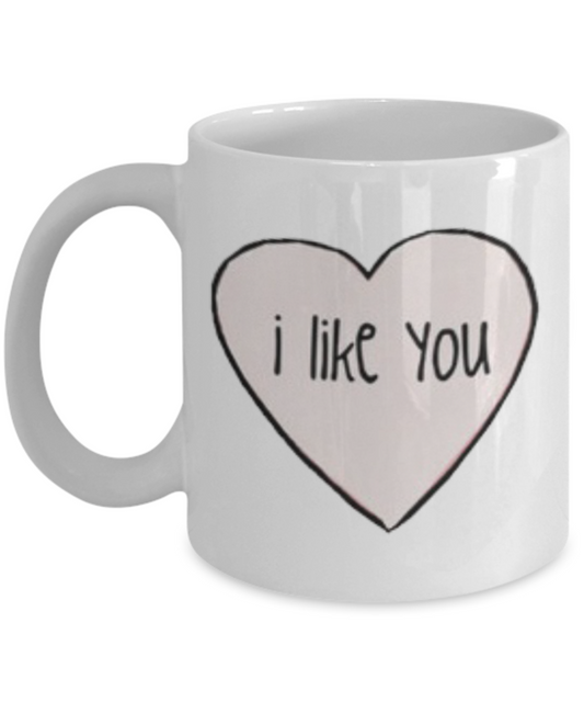Write like a mother f mug, I Like you - White Porcelain Coffee 11 oz