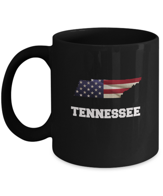 I Love Tennessee Coffee mug sets - 11 OZ Black coffee mugs  State Love Gift Idea Cup Funny