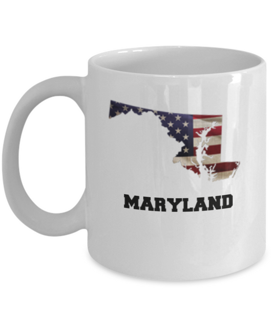 I Love Maryland Coffee Mugs Coffee mug sets - 11 Oz State Love Gift Idea Tea Cup Funny
