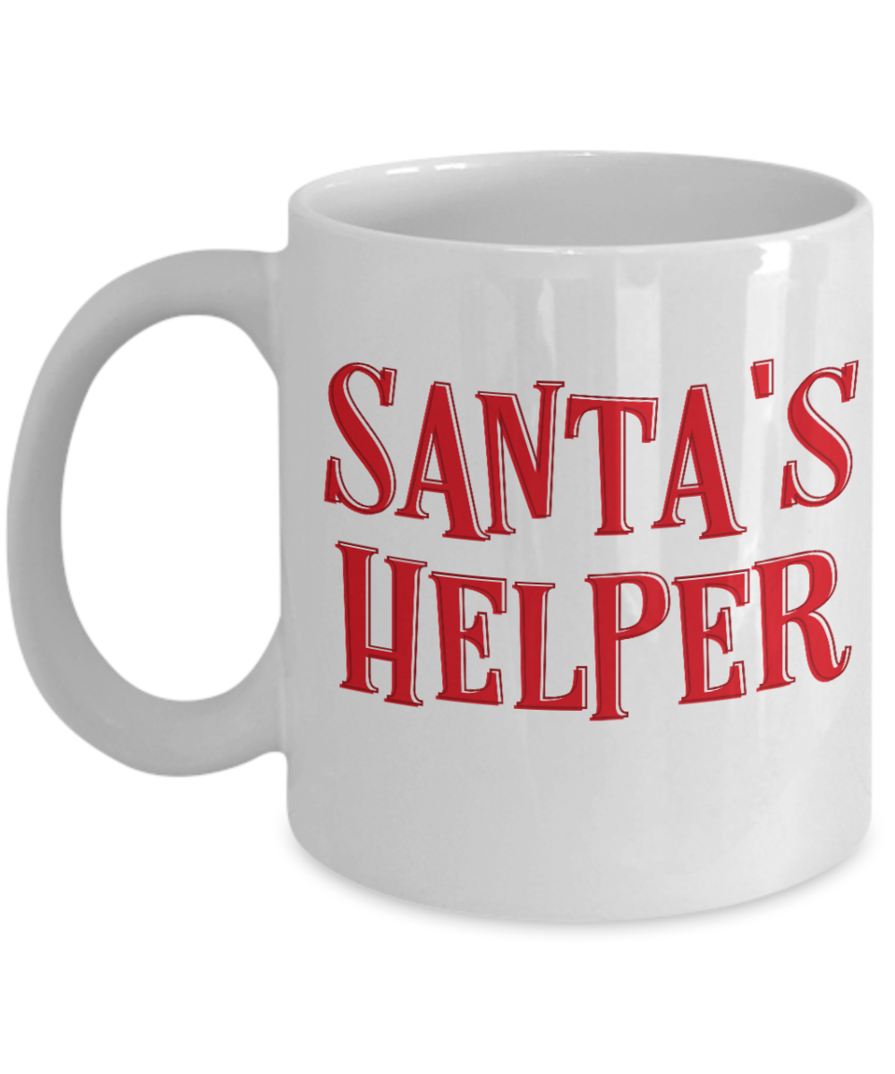 Knightmare before christmas mug - Santa's Helper - Funny Christmas Gift Mugs, Christmas Gifts for family Ceramic Cup White, Funny Mugs Gift Ideas 11 Oz