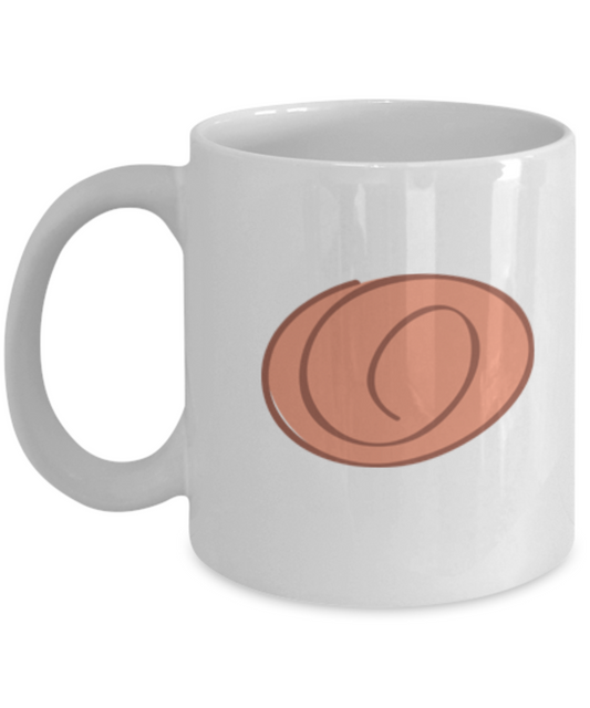 Rose Smooth 3 Coffee Mugs - Funny Coffee Mugs - Porcelain White coffee mugs 11 oz