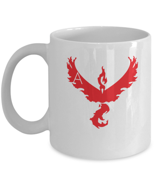 Games Lovers mugs Go Valor - White Coffee Mug Porcelain Tea Cup 11 oz - Great Gift
