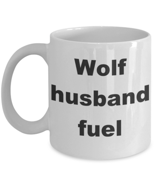 Wolf husband fuel - White Porcelain Coffee 11 oz