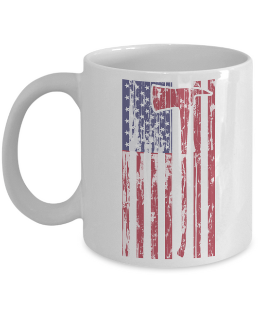 Firefighter - Funny Black Porcelain Coffee Mug Cute Ceramic Cup 11 oz