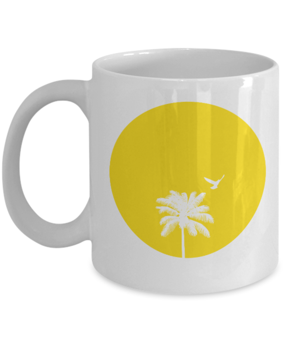 Fashion/Trends Lovers mugs , Sun - White Coffee Mug Porcelain Tea Cup 11 oz - Great Gift