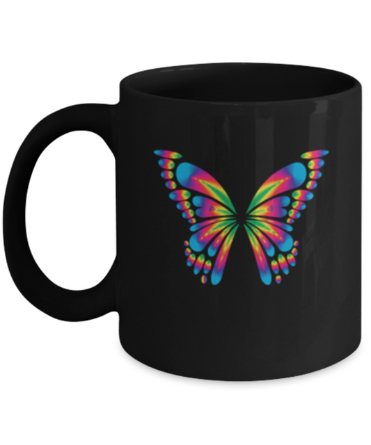 Funny Coffee Mug - ButterFly Lovers Mugs - Funny Farm Black coffee mugs 11 oz